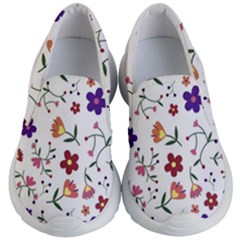 Flowers Pattern Texture Nature Kid s Lightweight Slip Ons by Simbadda