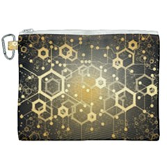 Block Chain Data Records System Canvas Cosmetic Bag (xxl) by Simbadda