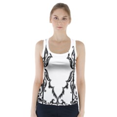 Holbein Antique Scroll Fruit Racer Back Sports Top by Simbadda