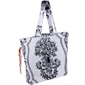 Floriated Antique Scroll Fruit Drawstring Tote Bag View2