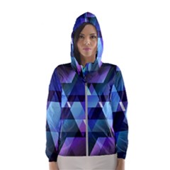 Triangles Hooded Windbreaker (women)