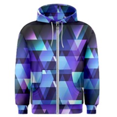 Triangles Men s Zipper Hoodie