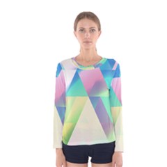 Triangles 2 Women s Long Sleeve Tee