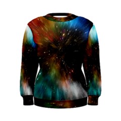 Universe Galaxy Sun Star Movement Women s Sweatshirt by Simbadda