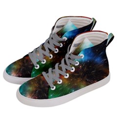 Universe Galaxy Sun Star Movement Men s Hi-top Skate Sneakers by Simbadda