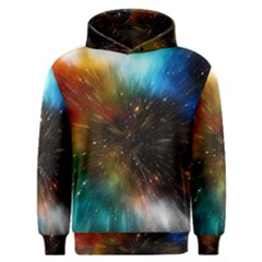 Universe Galaxy Sun Star Movement Men s Overhead Hoodie by Simbadda