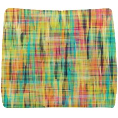 Yellow Blue Red Stripes                                                   Seat Cushion by LalyLauraFLM