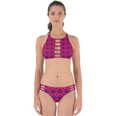 Retro Abstract Boho Unique Perfectly Cut Out Bikini Set by Simbadda