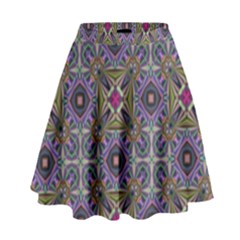 Vintage Abstract Unique Original High Waist Skirt by Simbadda