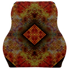 Autumn Kaleidoscope Art Pattern Car Seat Velour Cushion 