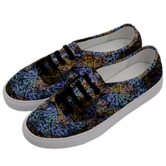 Multi Color Tile Twirl Octagon Men s Classic Low Top Sneakers