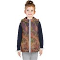 Abstract Colorful Art Design Kid s Hooded Puffer Vest View1