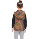 Abstract Colorful Art Design Kid s Hooded Puffer Vest View2