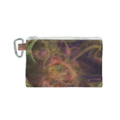 Abstract Colorful Art Design Canvas Cosmetic Bag (small)