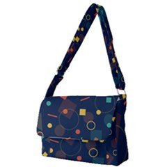 Background Backdrop Geometric Full Print Messenger Bag