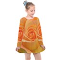 Flower Plant Rose Nature Garden Kids  Long Sleeve Dress View1