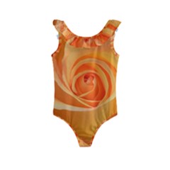 Flower Plant Rose Nature Garden Kids  Frill Swimsuit by Celenk