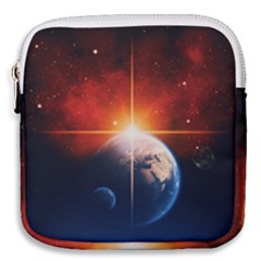 Earth Globe Planet Space Universe Mini Square Pouch