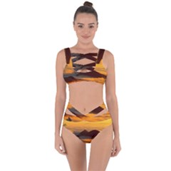 Fog Clouds Sea Of Fog Mountain Bandaged Up Bikini Set  by Celenk