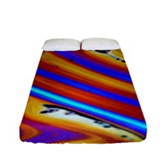 Soap Bubble Color Colorful Fitted Sheet (full/ Double Size) by Celenk