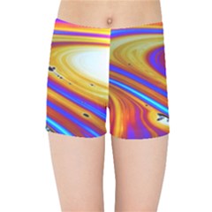 Soap Bubble Color Colorful Kids Sports Shorts by Celenk