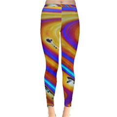 Soap Bubble Color Colorful Inside Out Leggings by Celenk