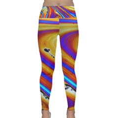 Soap Bubble Color Colorful Lightweight Velour Classic Yoga Leggings by Celenk