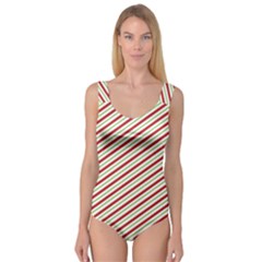 Stripes Striped Design Pattern Princess Tank Leotard  by Celenk