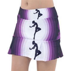 Woman Moon Fantasy Composing Night Tennis Skirt