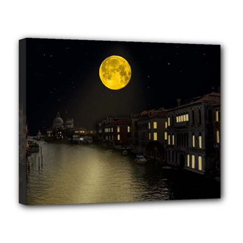 Travel Architecture Tourism Venice Canvas 14  X 11  (stretched) by Celenk