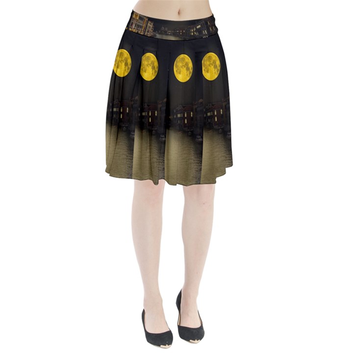 Travel Architecture Tourism Venice Pleated Skirt