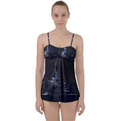 New York Skyline New York City Babydoll Tankini Set by Celenk