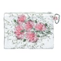 Carnations Flowers Nature Garden Canvas Cosmetic Bag (XL) View2