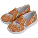 Orange Woodland Lovely Unicorn Prints Kid s Lightweight Slip Ons View2