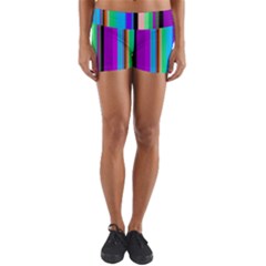 Cool Stripes Yoga Shorts by 1dsignmovesu