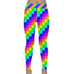 7 Color Square Grid Classic Yoga Leggings