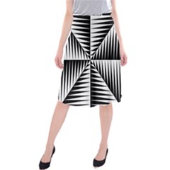 Angular Atrocity Midi Beach Skirt by ChastityWhiteRose