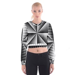 Angular Atrocity Cropped Sweatshirt