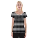 Chessboard 18x18 Rotated 45 40 Pixels Cap Sleeve Top View1