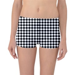 Chessboard 18x18 Rotated 45 40 Pixels Reversible Boyleg Bikini Bottoms