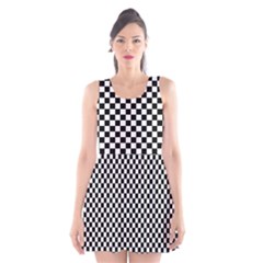 Chessboard 36x36 Scoop Neck Skater Dress