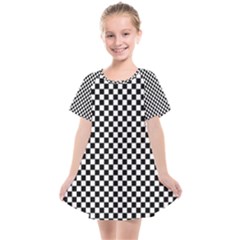 Chessboard 36x36 Kids  Smock Dress