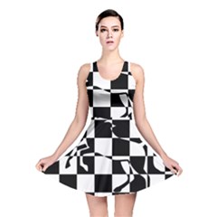 Chessboard Unicorn Reversible Skater Dress by ChastityWhiteRose