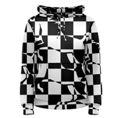 Chessboard Unicorn Women s Pullover Hoodie