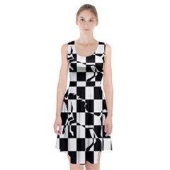 Chessboard Unicorn Racerback Midi Dress by ChastityWhiteRose