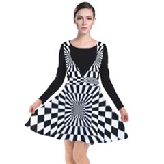 2 Color Checkered Square Tunnel Other Dresses