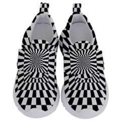 2 Color Checkered Square Tunnel Velcro Strap Shoes by ChastityWhiteRose