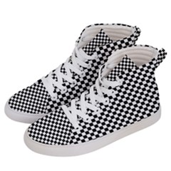 Chessboard 36x36 Men s Hi-top Skate Sneakers by ChastityWhiteRose