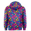 Pansexual Pride Hearts; A cute Pan Pride motif! Men s Zipper Hoodie View2