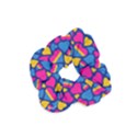 Pansexual Pride Hearts; A cute Pan Pride motif! Velvet Scrunchie View1